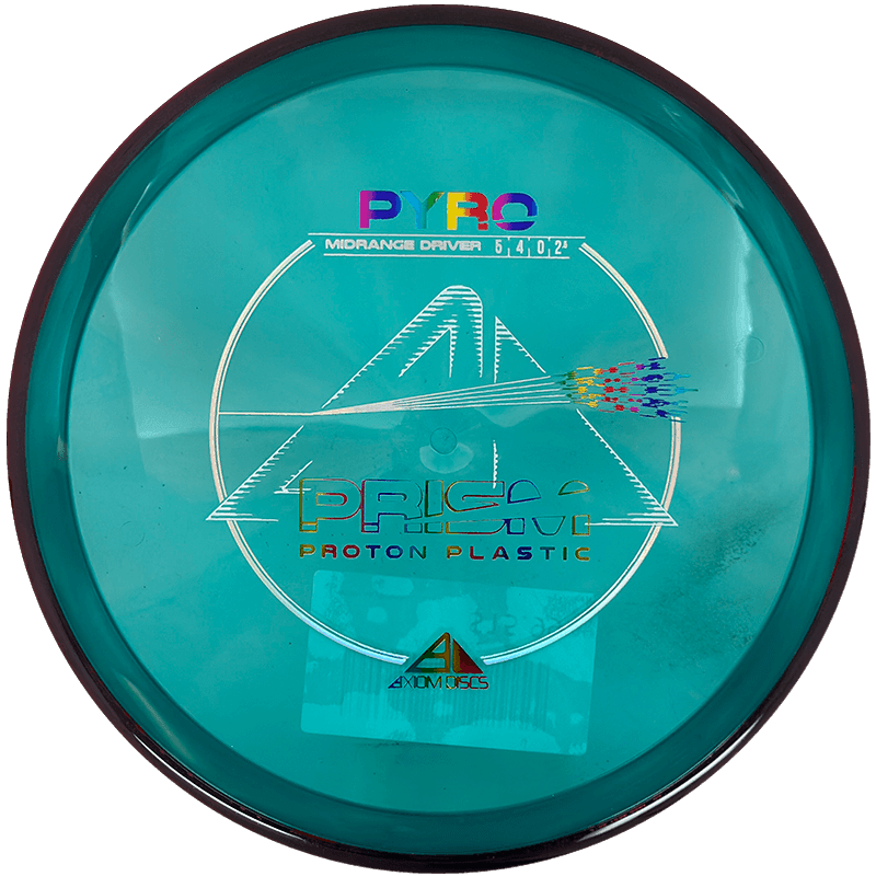 Axiom Pyro Axiom Pyro - Prism Proton / 178g - Blue Green w/ Maroon Rim (Rainbow/Chrome) - Skyline Disc Golf