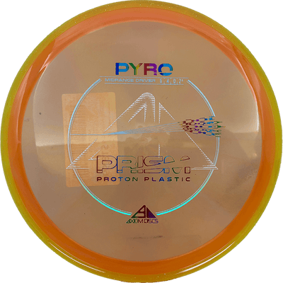 Axiom Pyro Axiom Pyro - Prism Proton / 178g - Orange w/ Yellow Rim (Rainbow/Chrome) - Skyline Disc Golf