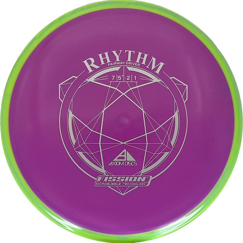 Axiom Rhythm Axiom Rhythm - Fission / 156g - Lavender w/ Lemon Lime Rim (Gray) - Skyline Disc Golf