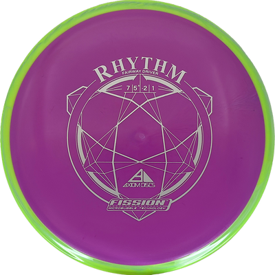 Axiom Rhythm Axiom Rhythm - Fission / 156g - Lavender w/ Lemon Lime Rim (Gray) - Skyline Disc Golf