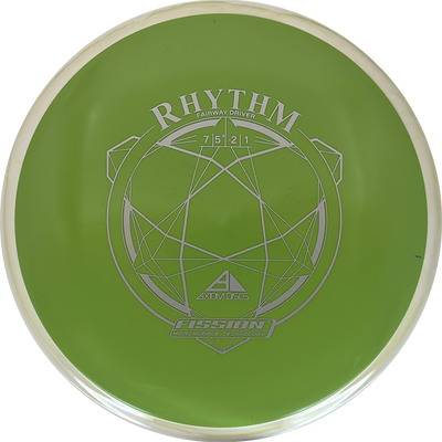 Axiom Rhythm Axiom Rhythm - Fission / 153g - Pea Green w/ Off-White Marble Rim (Gray) - Skyline Disc Golf