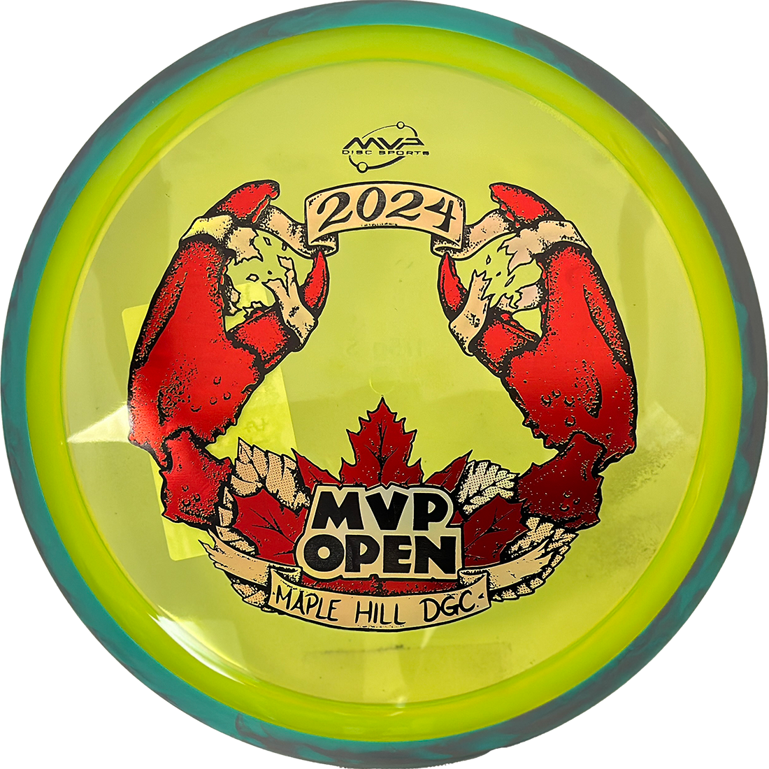 Axiom Rhythm Axiom Rhythm - Proton Soft - MVP Open Edition / 175g - Yellow w/ Gray/Blue Green Marble Rim (MVP Open Stamp) - Skyline Disc Golf