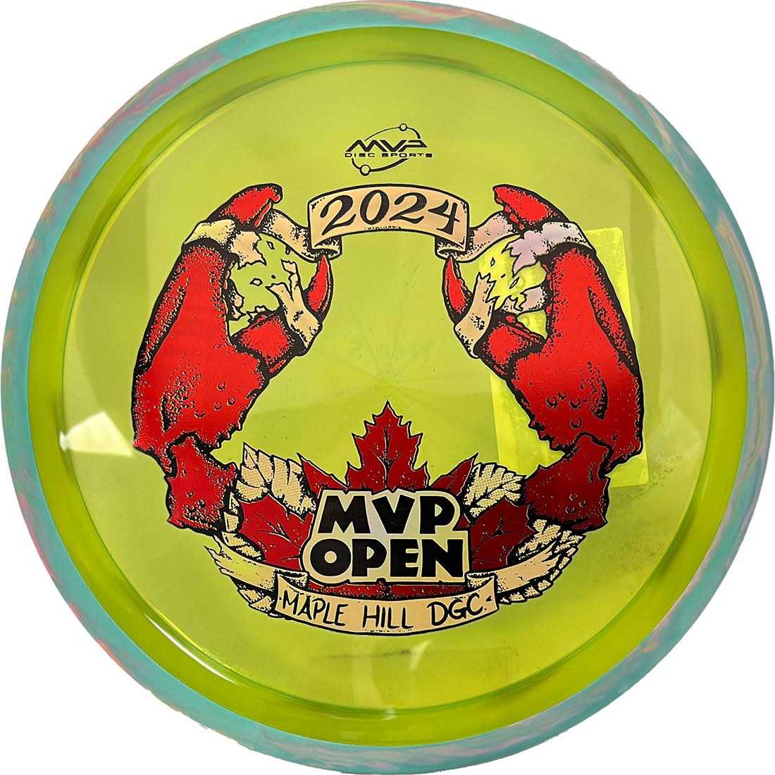 Axiom Rhythm Axiom Rhythm - Proton Soft - MVP Open Edition / 174g -Chartreuse w/ Teal Marble Rim (MVP Open Stamp) - Skyline Disc Golf