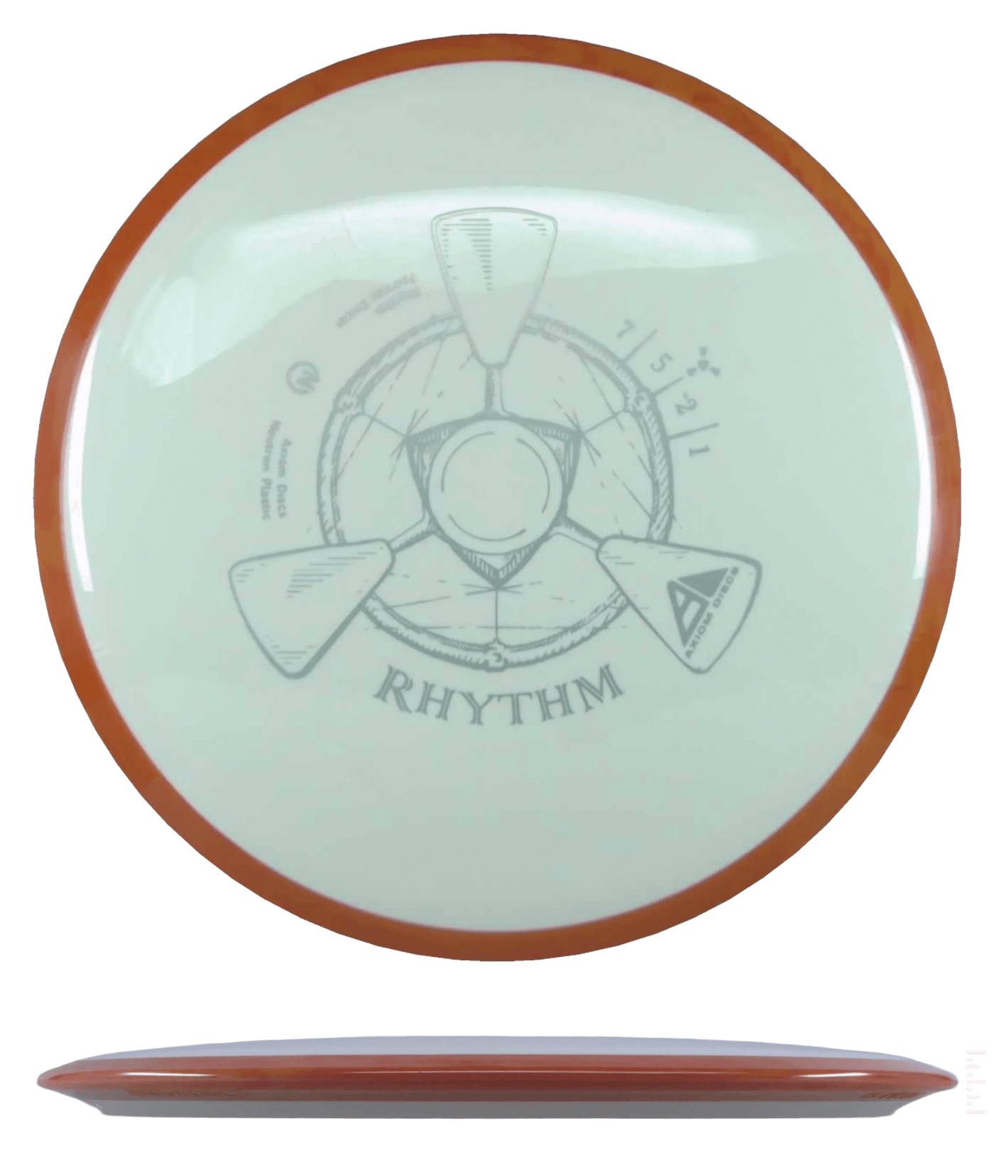 Axiom Rhythm Axiom Rhythm - Neutron / 172g - White w/ Orange Rim (Silver) - Skyline Disc Golf