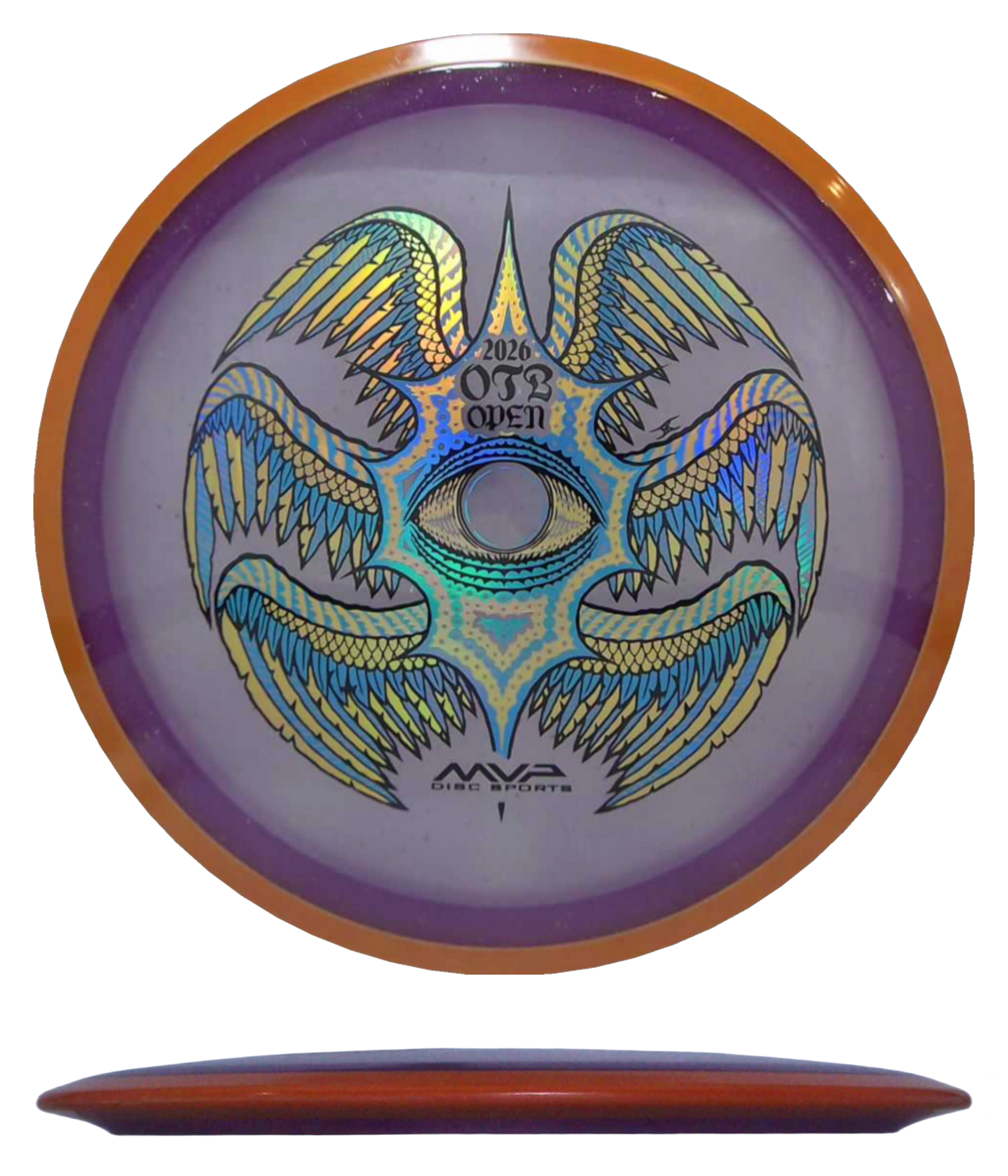Axiom Rhythm - Particle Proton Soft / 175g - Purple w/ Orange Rim (OTB Open Edition) *003* Skyline Disc Golf
