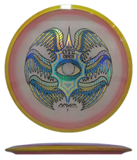 Axiom Rhythm - Particle Proton Soft / 172g - Pink w/ Yellow Orange (OTB Open Edition) Skyline Disc Golf