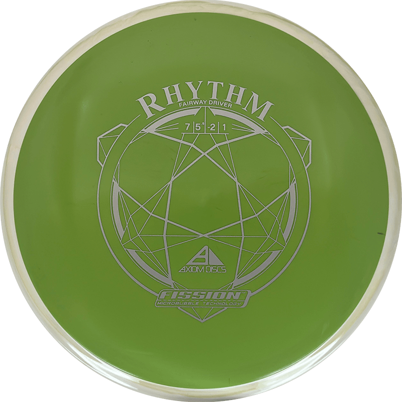 Axiom Rhythm Axiom Rhythm - Fission / 153g - Pea Green w/ Off-White Marble Rim (Gray) - Skyline Disc Golf