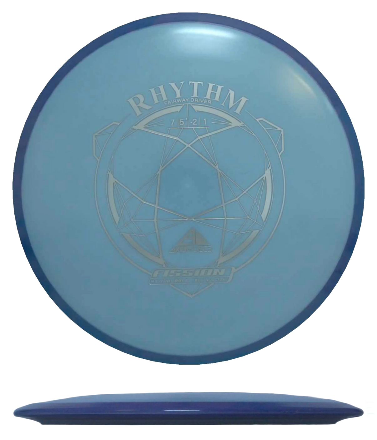 Axiom Rhythm - Fission / 164g - Sky-Blue w/ Blue Rim (Silver) - Skyline Disc Golf
