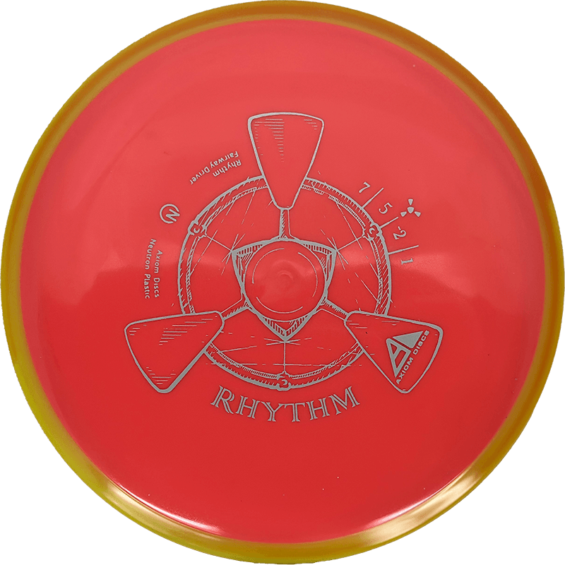 Axiom Rhythm Axiom Rhythm - Neutron / 165g - Orange w/ Honey Mustard Rim (Silver) - Skyline Disc Golf