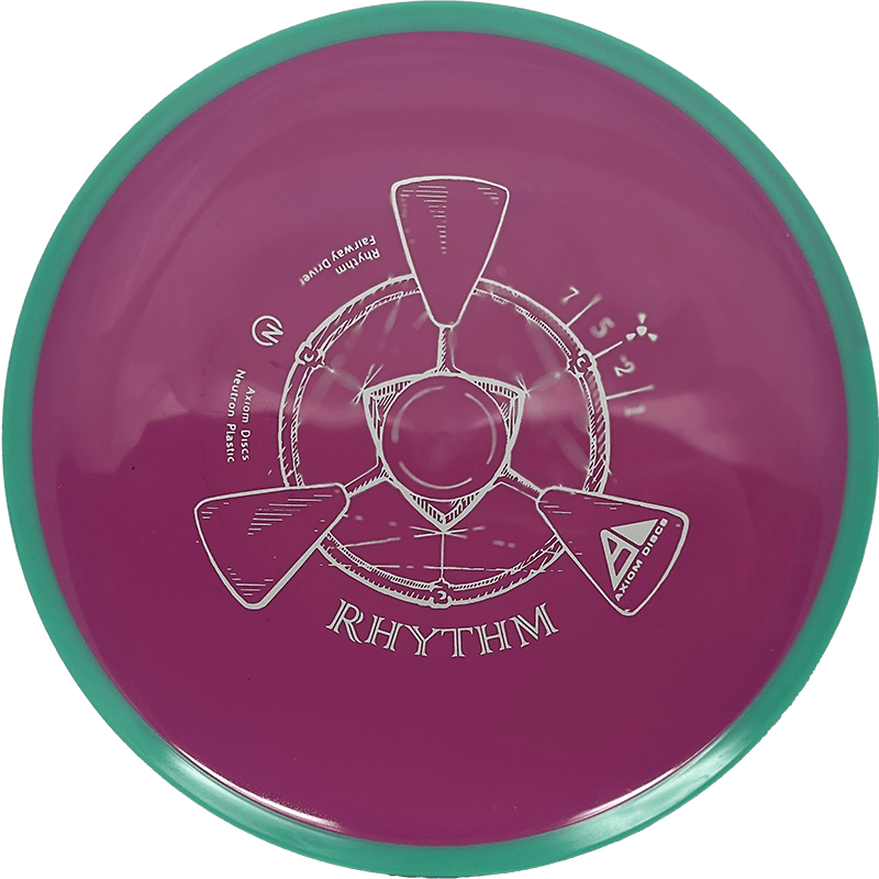 Axiom Rhythm Axiom Rhythm - Neutron / 166g - Purple-ish w/ Teal Rim (Silver) - Skyline Disc Golf