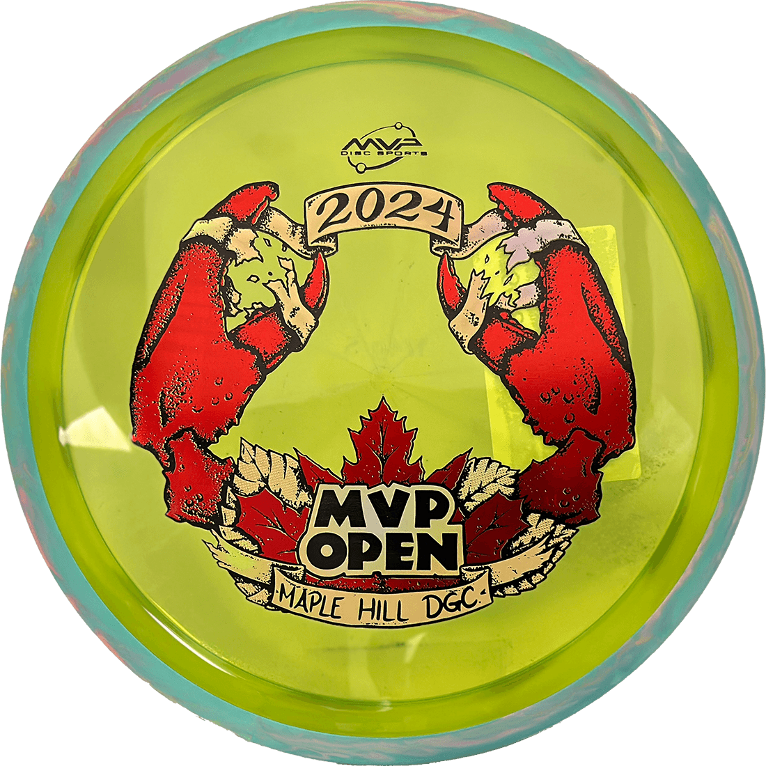 Axiom Rhythm Axiom Rhythm - Proton Soft - MVP Open Edition / 174g -Chartreuse w/ Teal Marble Rim (MVP Open Stamp) - Skyline Disc Golf