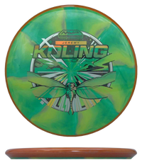 Axiom Tempo - Cosmic Neutron - Jeremy Koling Tour Series / 174g - Yellow/Green Burst w/ Orange Rim (Special Edition) Skyline Disc Golf