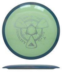 Axiom Tenacity - Neutron / 173g - Hint of Lime w/ Blue Marble Rim (Silver) Skyline Disc Golf