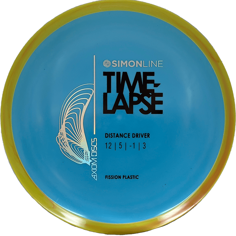 Axiom Time-Lapse Axiom Time-Lapse - Fission / 167g - Teal w/ Honey Mustard Rim (Chrome) - Skyline Disc Golf