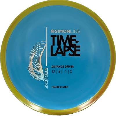 Axiom Time-Lapse Axiom Time-Lapse - Fission / 167g - Teal w/ Honey Mustard Rim (Chrome) - Skyline Disc Golf