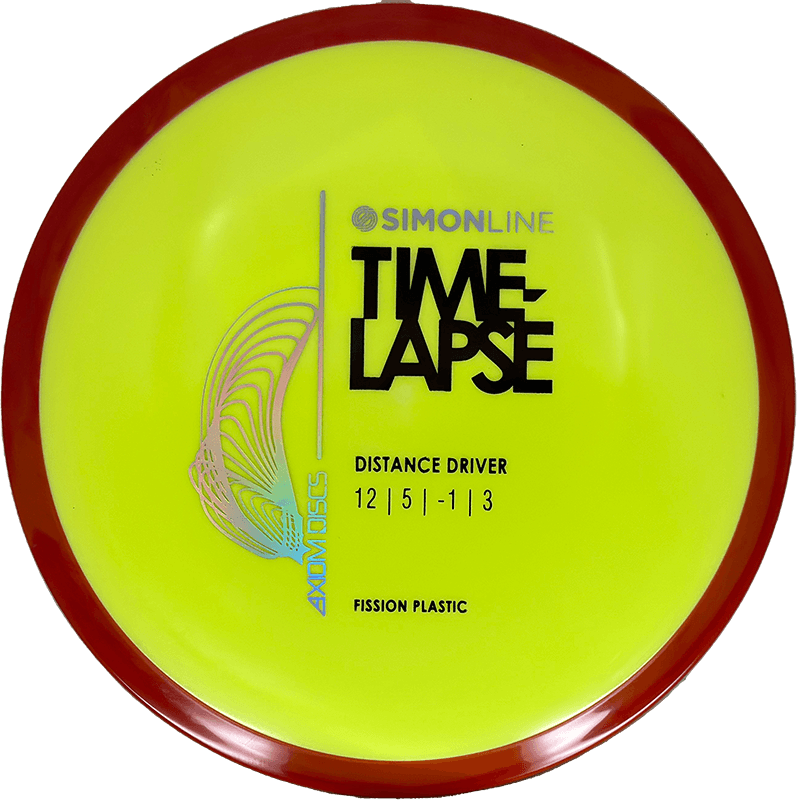 Axiom Time-Lapse Axiom Time-Lapse - Fission / 167g - Yellow w/ Red Rim (Chrome) - Skyline Disc Golf