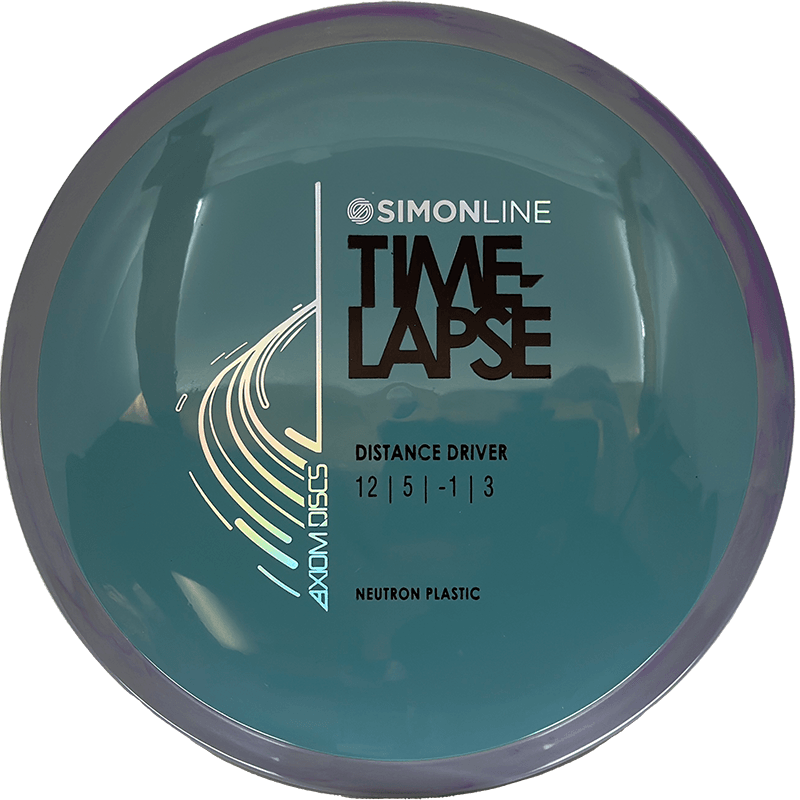 Axiom Time-Lapse Axiom Time-Lapse - Neutron / 174g - Army Green w/ Gray Marble Rim (Chrome) - Skyline Disc Golf