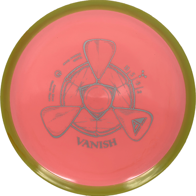 Axiom Vanish Axiom Vanish - Neutron / 166g - Melon w/ Honey Mustard Rim (Silver) - Skyline Disc Golf