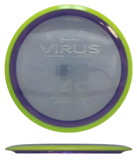 Axiom Virus - Proton / 159g - Violet w/ Chartreuse Rim (Silver) Skyline Disc Golf