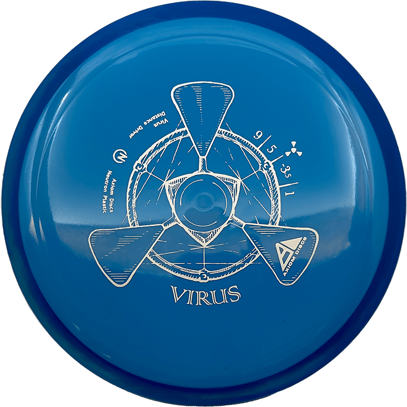 Axiom Virus Axiom Virus - Neutron / 160g - Sky Blue w/ Blue Rim (Gray) - Skyline Disc Golf