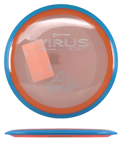 Axiom Virus Axiom Virus - Proton / 156g - Orange w/ Blue Rim (Gray) - Skyline Disc Golf