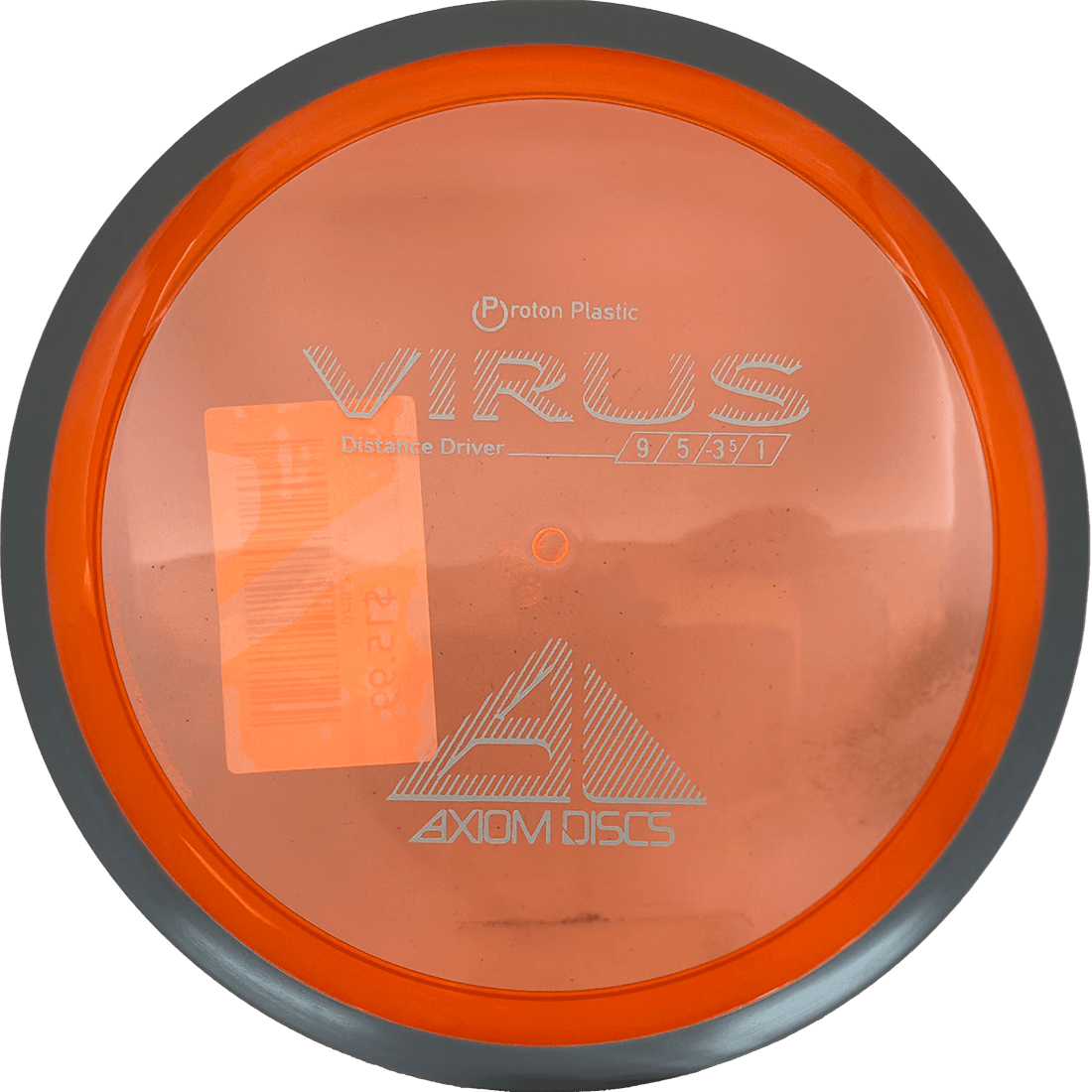 Axiom Virus Axiom Virus - Proton / 162g - Orange w/ Gray Rim (Gray) - Skyline Disc Golf