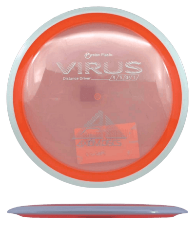 Axiom Virus Axiom Virus - Proton / 165g - Hot Orange w/ White Rim (Gray) - Skyline Disc Golf