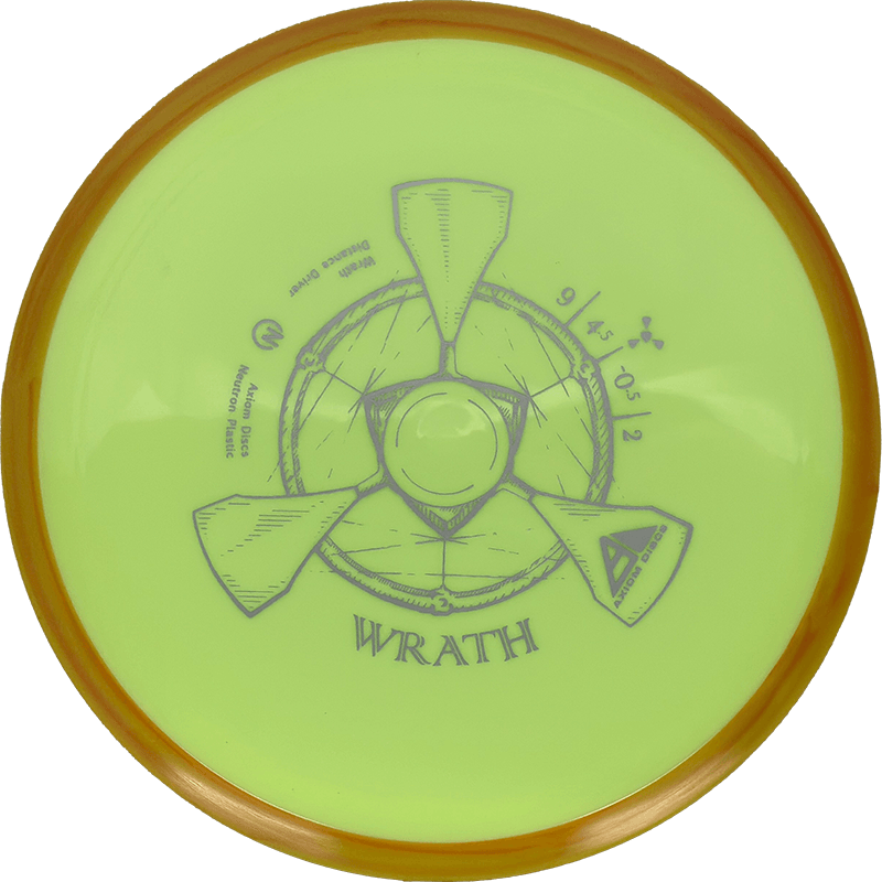 Axiom Wrath Axiom Wrath - Neutron / 159g - Lemonade w/ Yellow Orange Rim (Silver) - Skyline Disc Golf