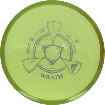 Axiom Wrath Axiom Wrath - Neutron / 160g - Lemonade w/ Dirty Yellow Green Rim (Silver) - Skyline Disc Golf