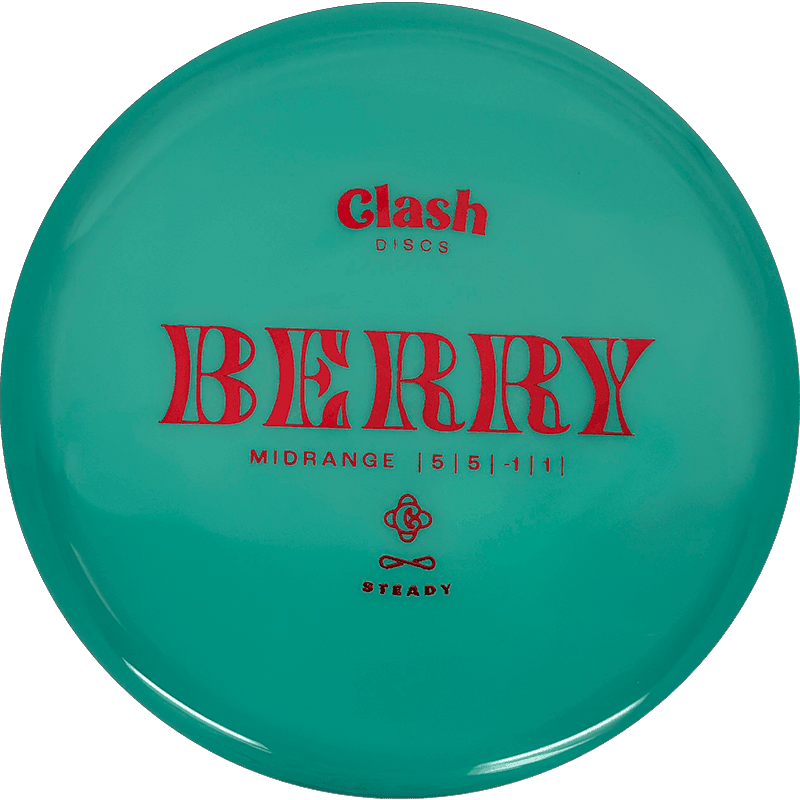 Clash Discs Berry - Steady / 177g - Teal (Red Foil) - Skyline Disc Golf