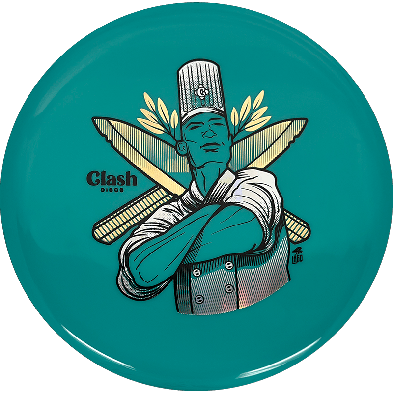 Clash Discs Berry Clash Discs Berry - Steady / 176g - Teal (Gold/Silver) - Skyline Disc Golf