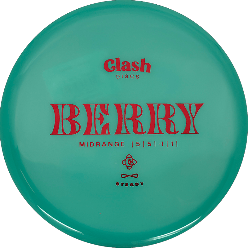 Clash Discs Berry Clash Discs Berry - Steady / 176g - Teal (Red Foil) - Skyline Disc Golf