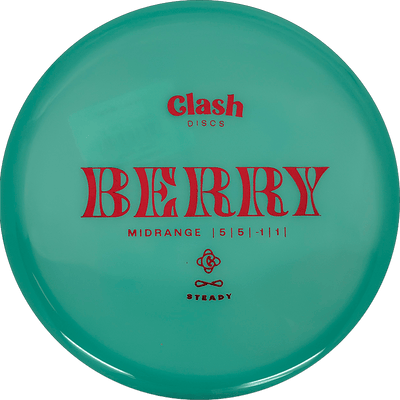 Clash Discs Berry Clash Discs Berry - Steady / 176g - Teal (Red Foil) - Skyline Disc Golf