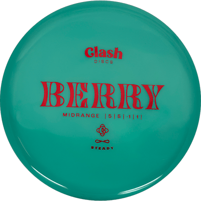 Clash Discs Berry Clash Discs Berry - Steady / 177g - Teal (Red Foil) - Skyline Disc Golf