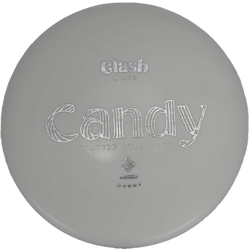 Clash Discs Candy - Hardy / 172g - White (Silver) - Skyline Disc Golf