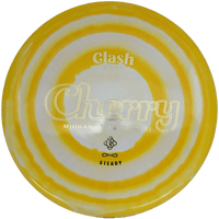 176g - Yellow Swirl (Gold) Steady Ring Clash Discs Cherry - Skyline Disc Golf