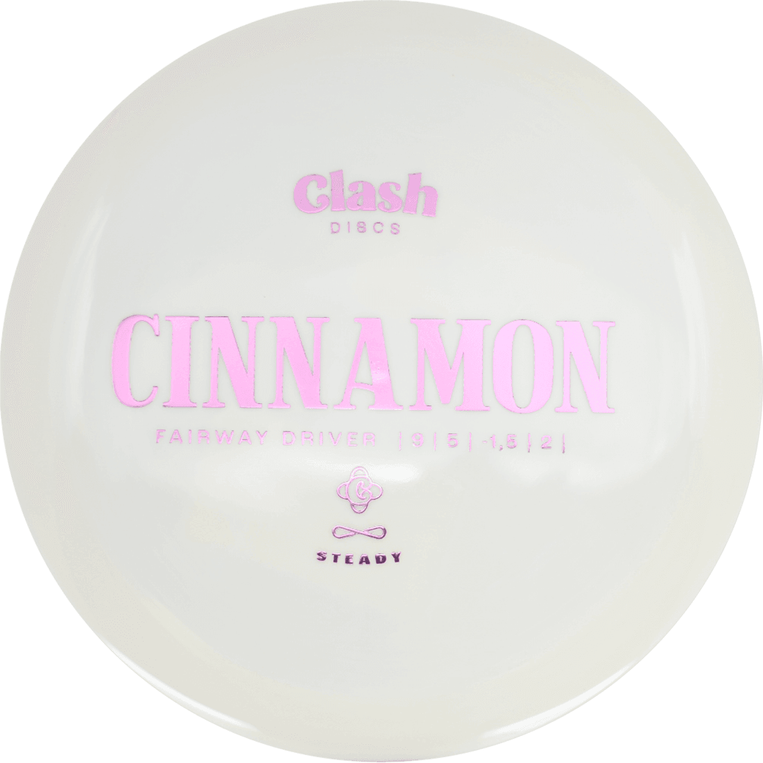 Clash Discs Cinnamon - Steady / 174g - White (Pink Foil)