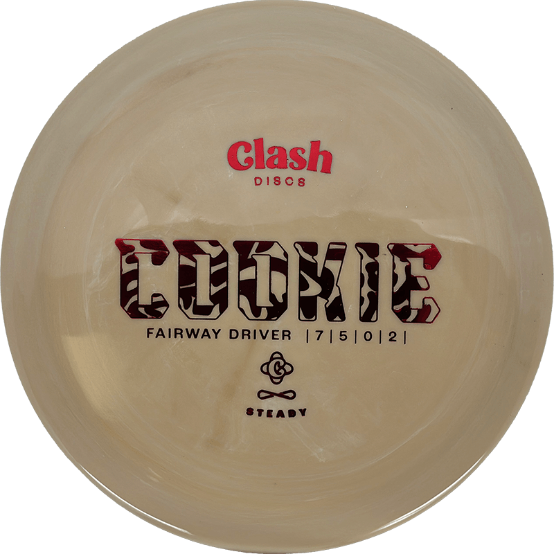 Clash Discs Cookie Clash Discs Cookie - Steady / 175g - Brown Sugar (Red Foil) - Skyline Disc Golf