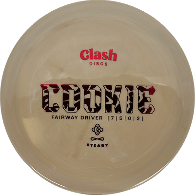 Clash Discs Cookie Clash Discs Cookie - Steady / 175g - Brown Sugar (Red Foil) - Skyline Disc Golf