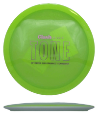 Clash Discs Cookie - TONE / 174g - Lemon (Pink Foil) - Skyline Disc Golf