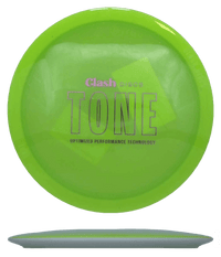 Clash Discs Cookie - TONE / 174g - Lemon (Pink Foil) - Skyline Disc Golf