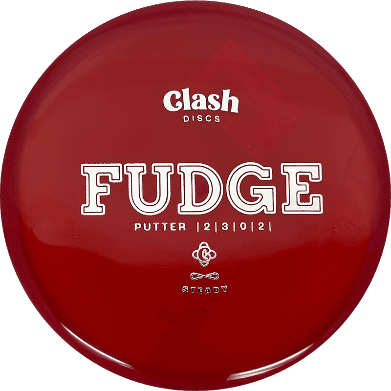 Clash Discs Fudge - Steady / 174g - Red (Silver) - Skyline Disc Golf