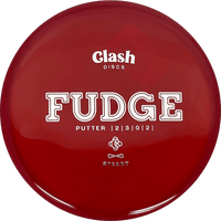 Clash Discs Fudge - Steady / 174g - Red (Silver) - Skyline Disc Golf