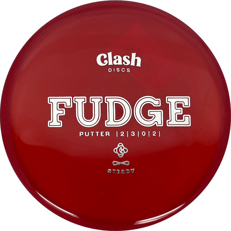 Clash Discs Fudge Clash Discs Fudge - Steady / 174g - Red (Silver) - Skyline Disc Golf