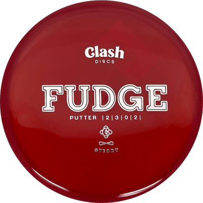 Clash Discs Fudge Clash Discs Fudge - Steady / 174g - Red (Silver) - Skyline Disc Golf