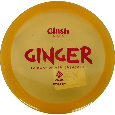 Clash Discs Ginger Clash Discs Ginger - Steady / 174g - Yellow Orange Glitter (Red) - Skyline Disc Golf