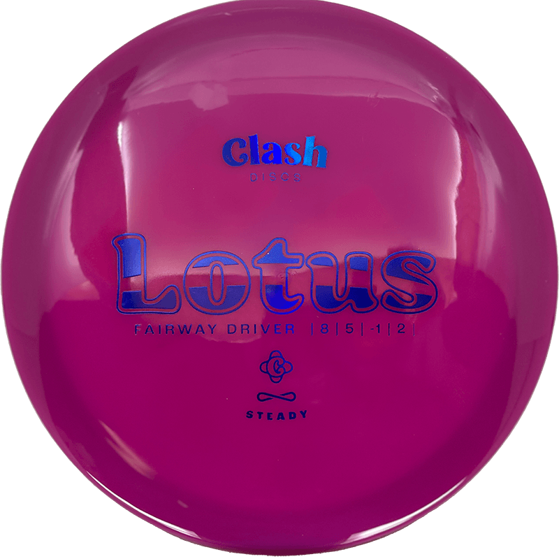 Clash Discs Lotus Clash Discs Lotus - Steady / 176g - Rose Red (Blue) - Skyline Disc Golf