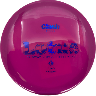 Clash Discs Lotus Clash Discs Lotus - Steady / 171g - Rose Red (Blue) - Skyline Disc Golf