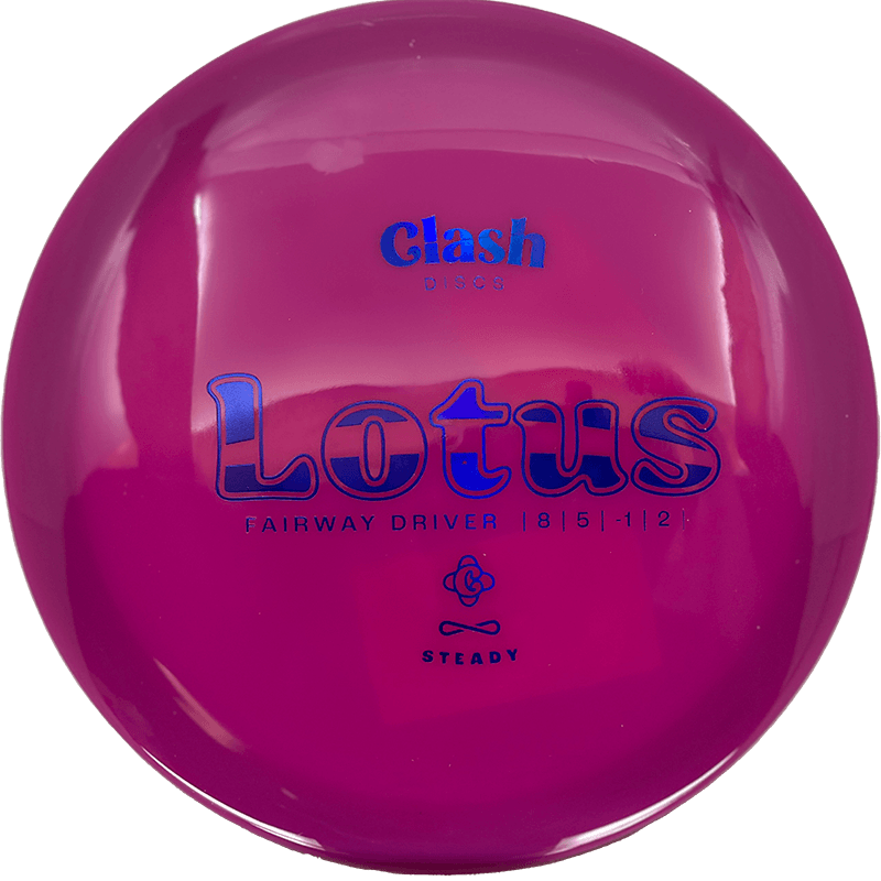 Clash Discs Lotus Clash Discs Lotus - Steady / 171g - Rose Red (Blue) - Skyline Disc Golf