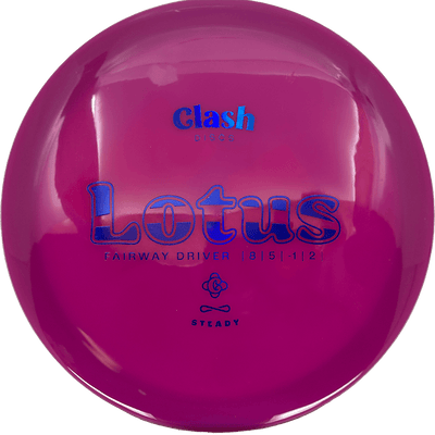 Clash Discs Lotus Clash Discs Lotus - Steady / 176g - Rose Red (Blue) - Skyline Disc Golf